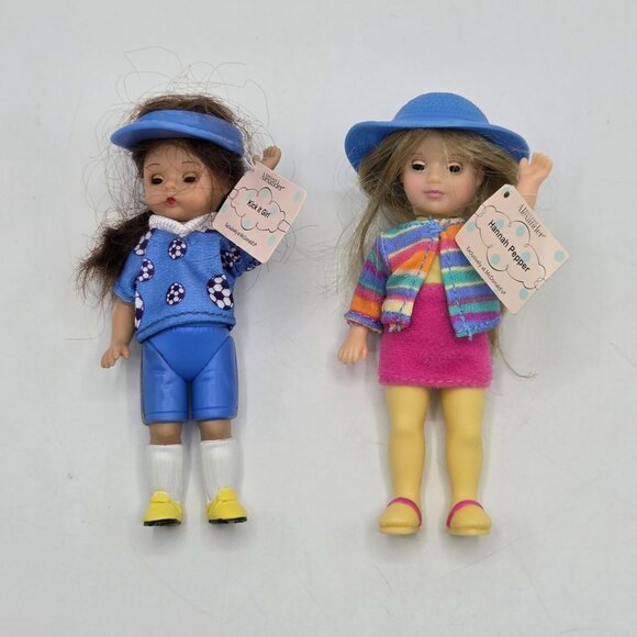 Madame Alexander McDonalds Dolls 2003 Hannah Pepper & 2005 Kick It Girl 5" Colle - Picture 2 of 4